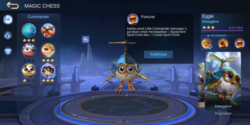 Gambar Penjelasan Skill 3 Commander Eggie Magic Cess Mobile Legends