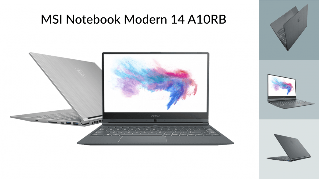 Gambar Tampilan MSI Notebook Modern 14 A10RB 1