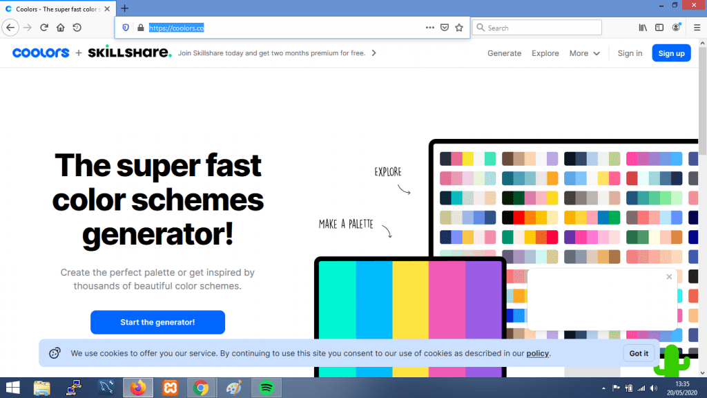 Gambar Web Palette Generator terbaik Coolors.co