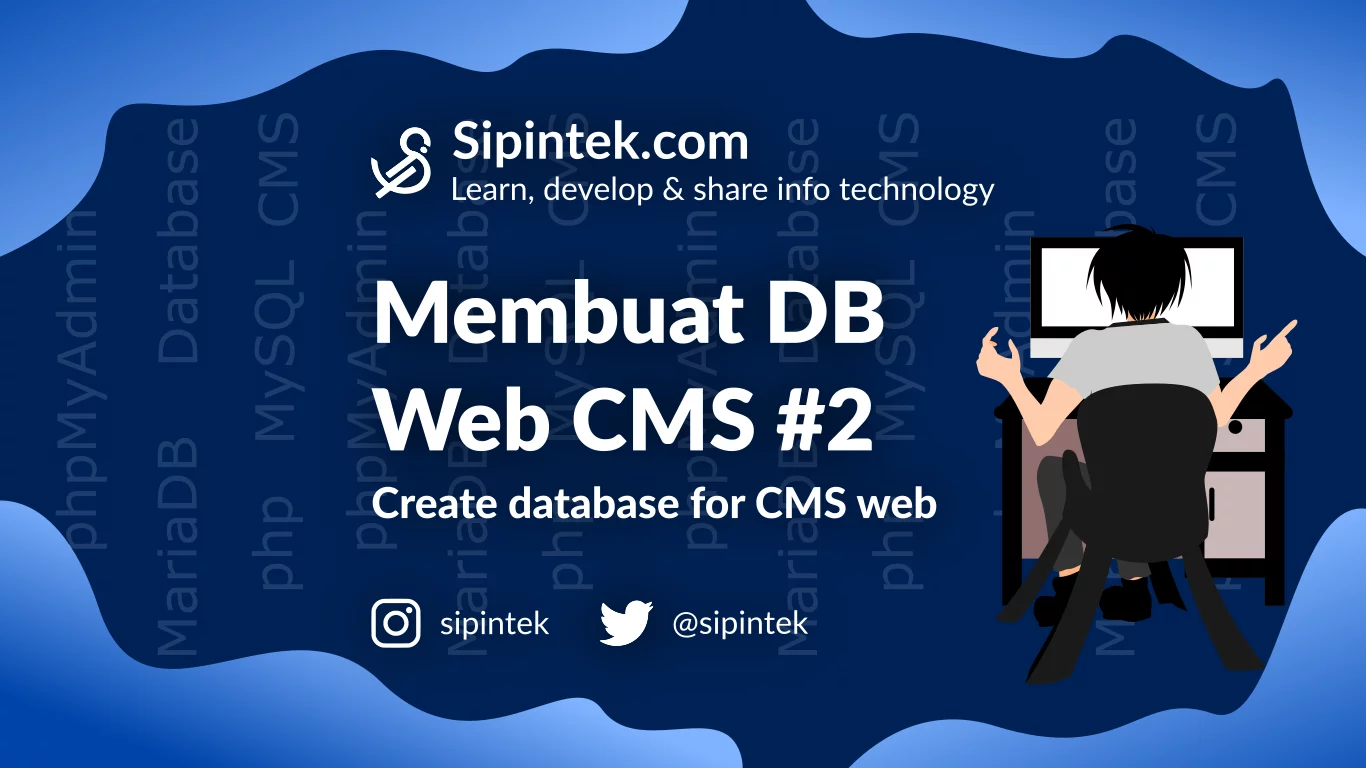 Gambar Membuat Database Untuk Web CMS dengan MySQL #2